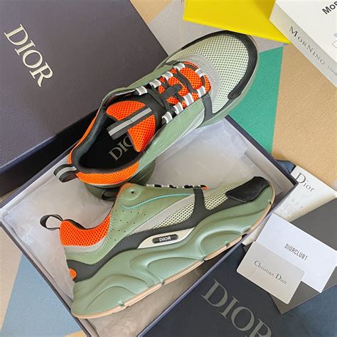 dior b22 orange olive black.